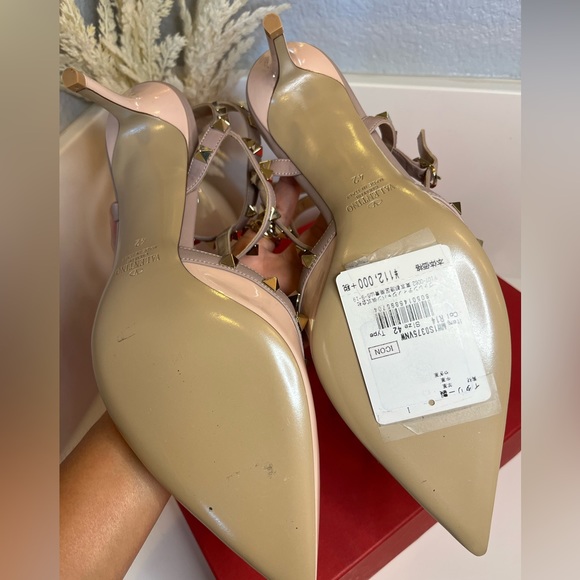 🎀 VALENTINO GARAVANI ROCKSTUD SLINGBACK / UNUSED - Picture 5 of 10